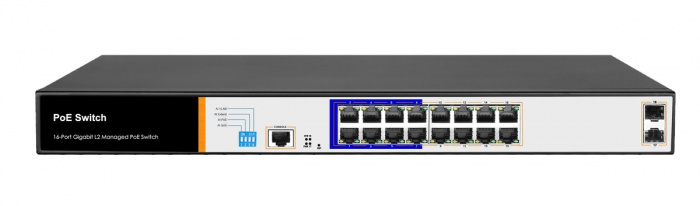 POE Коммутатор Gigalink GL-SW-G205-16P