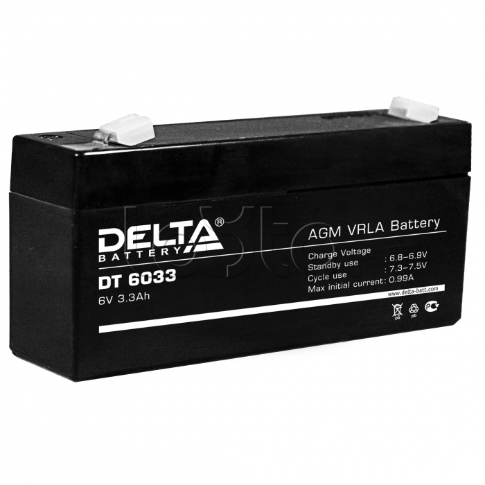 Аккумулятор свинцово-кислотный Delta DT 6033 (125)
