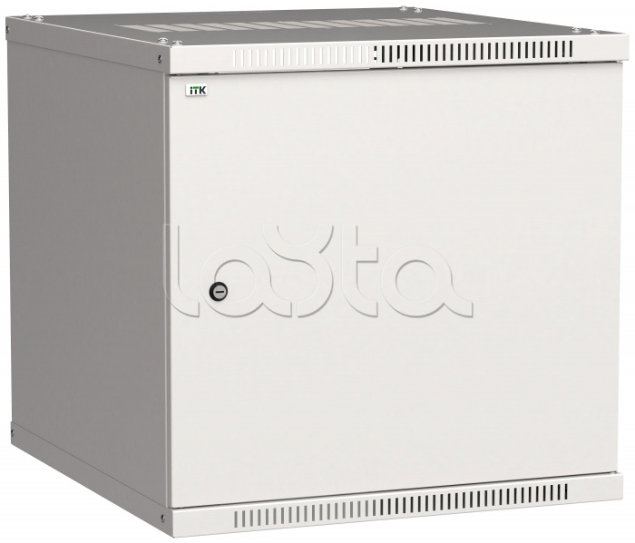 ITK Шкаф LINEA WE 9U 600x450мм дверь металл серый (LWE3-09U64-MF)