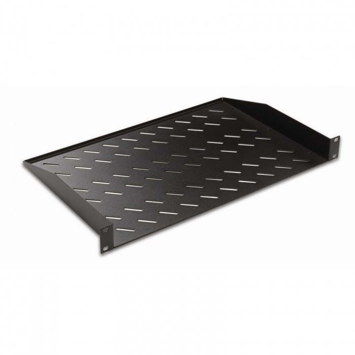 Полка консольная 19&quot;, 1U глубина 250мм, нагрузка до 25 кг, чер. Datarex DR-411111 