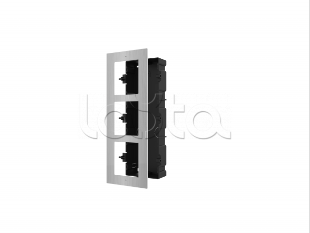 Рамка монтажная на 3 модуля Hikvision DS-KD-ACF3/S