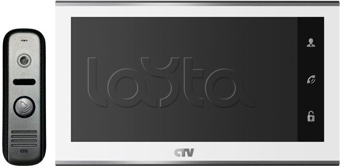 Комплект цветного видеодомофона CTV-DP2702MD W