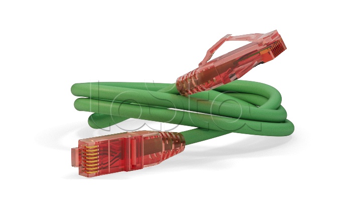 Патч-корд RJ45-RJ45, 4 пары, UTP, кат.5е, LSZH (0,5м) Hyperline PC-LPM-UTP-RJ45-RJ45-C5e-0.5M-LSZH-GN