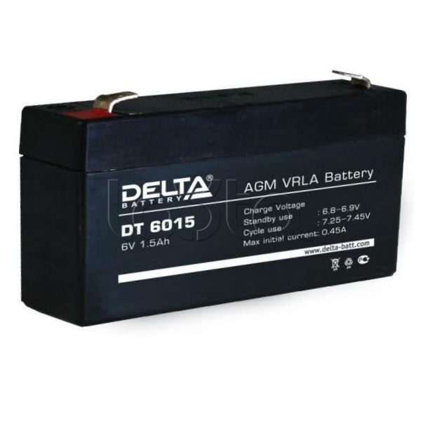 Аккумулятор свинцово-кислотный Delta DT 6015