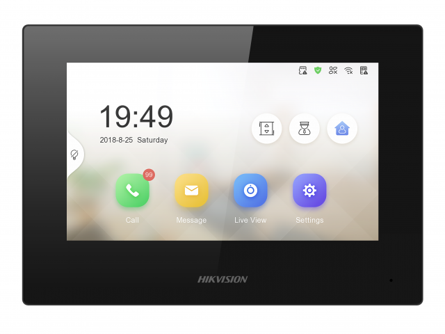 IP видеодомофон сенсорный Hikvision DS-KH6320-LE1(B)