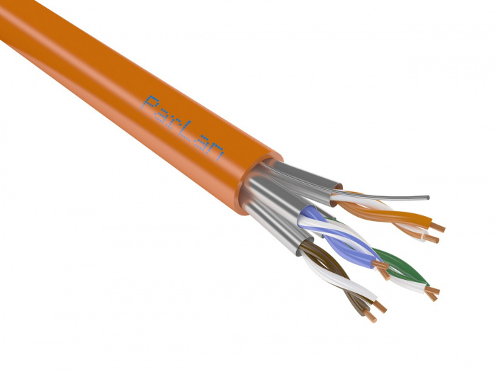 Кабель для СКС и IP-сетей ParLan U/FTP Cat6A ZH нг(А)-HF 4х2х0,57 Паритет