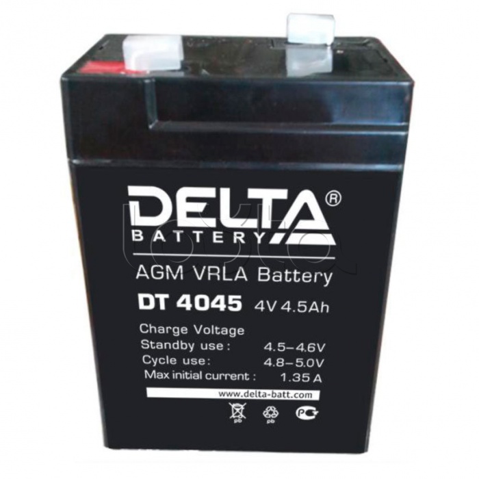 Аккумулятор свинцово-кислотный Delta DT 4045