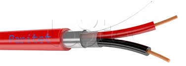 Кабель огнестойкий, групповой прокладки, для систем противопожарной защиты КСРВнг(А)-FRLS 2x0.5 (0.2 мм2) Паритет (200 м)