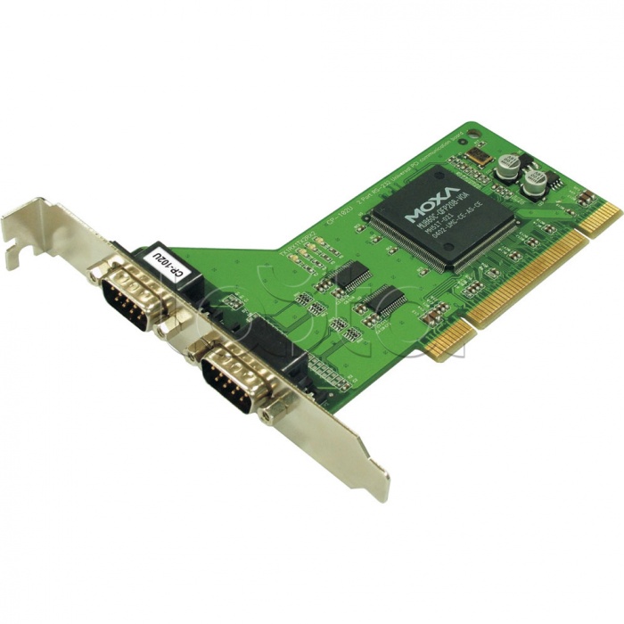 2-портовая плата RS-232 для шины Universal PCI Moxa CP-102U