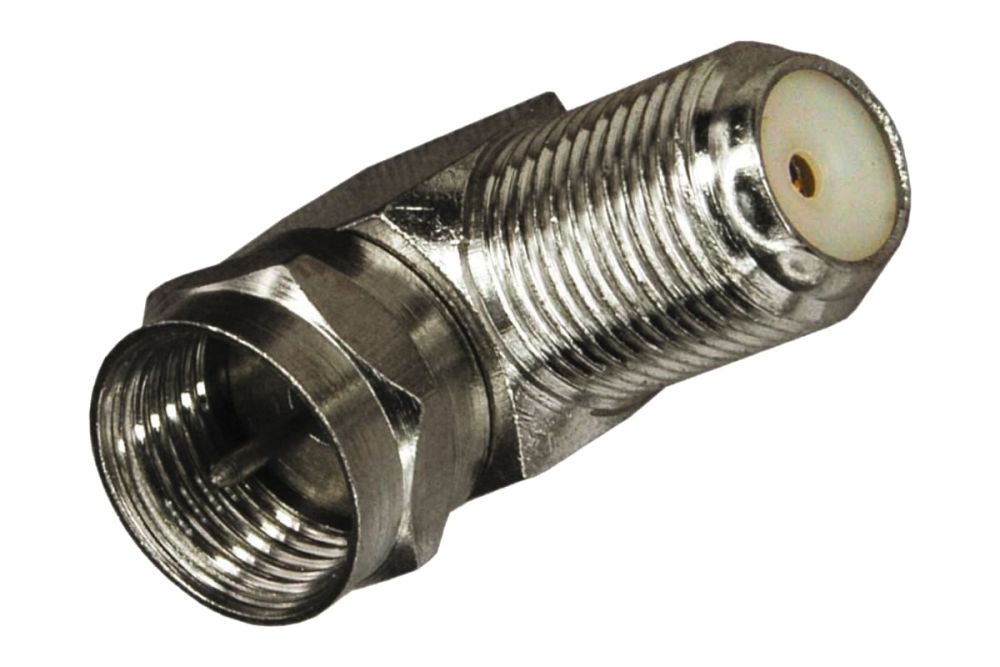 Переходник угловой штекер F – гнездо F REXANT 05-4203