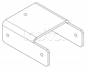 Накладка прямая нижняя PERCo-MB-16.4