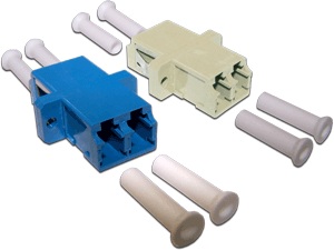 Адаптер оптический LC, SM, корпус SC, дуплексный LANMASTER LAN-2LC/S-AM-SM