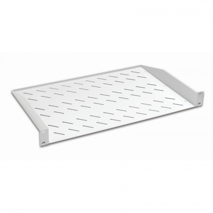 Полка консольная 19&quot;, 1U глубина 250мм, нагрузка до 25 кг, сер. Datarex DR-411110