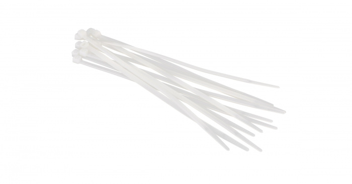 Стяжка NIKOMAX NMC-CTN200-25-SL-WT-100 (100шт)
