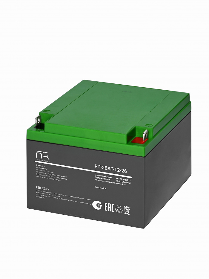 АКБ 12 - 26 ПожТехКабель (PTK-BAT-12-26)