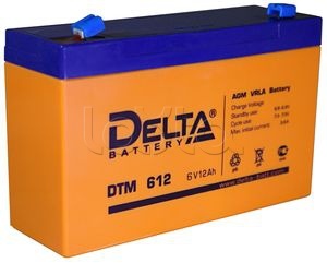 Аккумулятор свинцово-кислотный Delta DTM 612