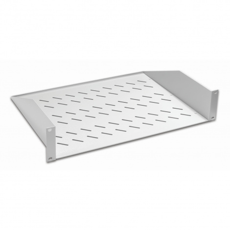 Полка консольная 19&quot;, 2U глубина 350мм, нагрузка до 25 кг, сер. Datarex DR-412210