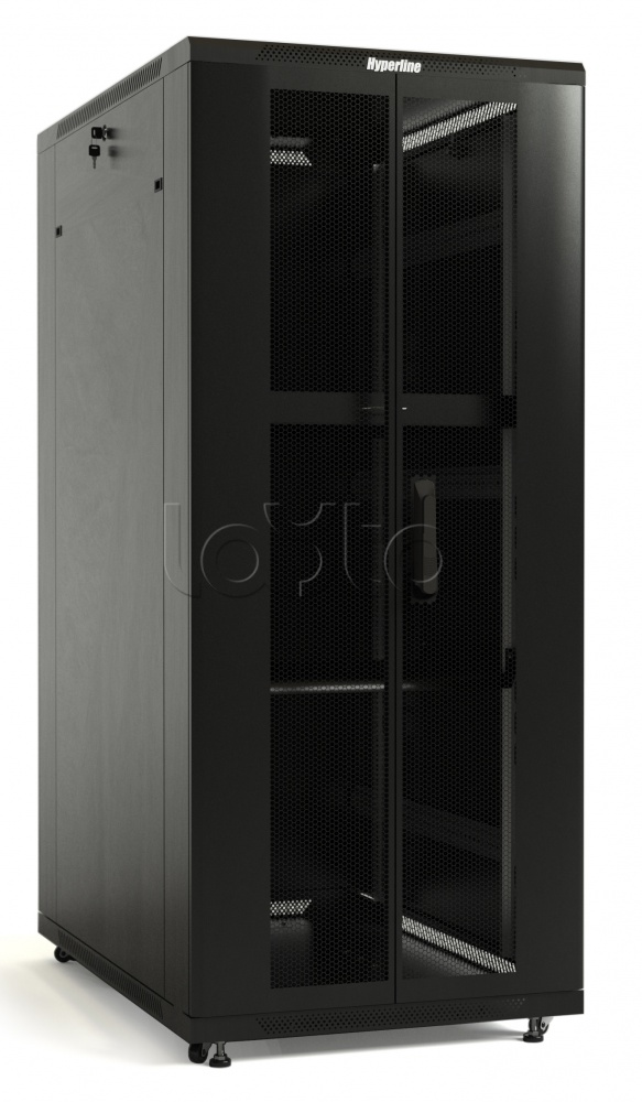 Шкаф напольный Hyperline TTB-3766-DD-RAL9004