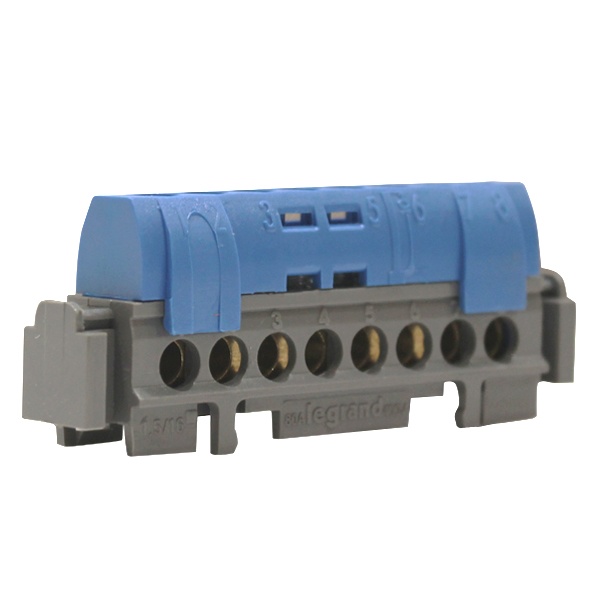 Клеммная колодка IP 2X нейтраль синяя Legrand 004842
