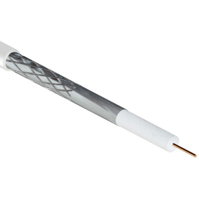 Кабель RG-6U+Cu, (48%), 75 Ом, белый 01-2206 PROCONNECT (100 м)