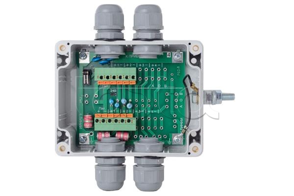Модуль грозозащиты на 4 шлейфа бескорпусный Полисервис УЗ-4Ш-24