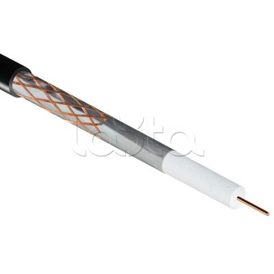 Кабель коаксиальный RG-6U+CU 64* 75 Ом REXANT 01-2222