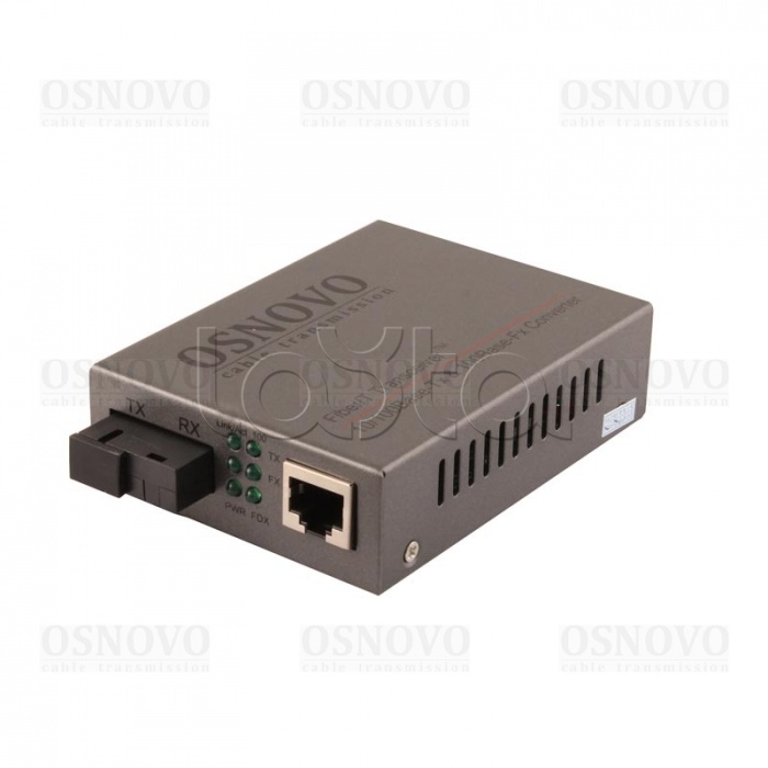 Медиаконвертер Fast Ethernet OSNOVO OMC-100-11S5a
