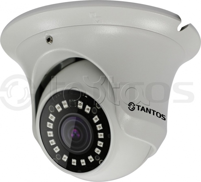 IP-камера видеонаблюдения купольная Tantos TSi-Ee25FP (2.8)