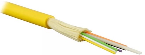 Кабель ВО кабель LANMASTER loose tube, 2 силов.эл. steel wire, GYXY, PE, внешний, 12 х OS2, км LANMASTER LAN-OFC-GYXY12S2