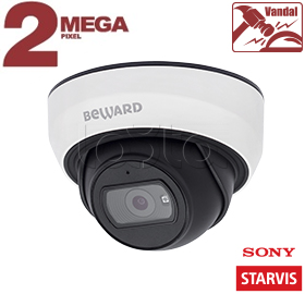 IP-камера видеонаблюдения купольная Beward SV2012DBS 2.8