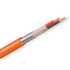 Кабель монтажный для ОПС и СОУЭ не поддерживающий горения экранированный огнестойкий КПСЭнг(А)-FRLS 1x2x1 ТехноКабель (200 м)