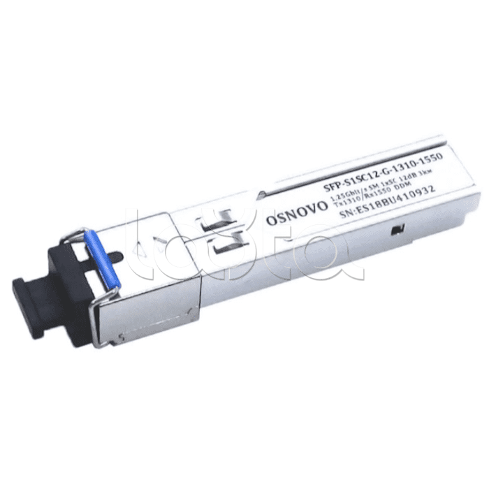 SFP Модуль OSNOVO SFP-S1SC12-G-1310-1550-I