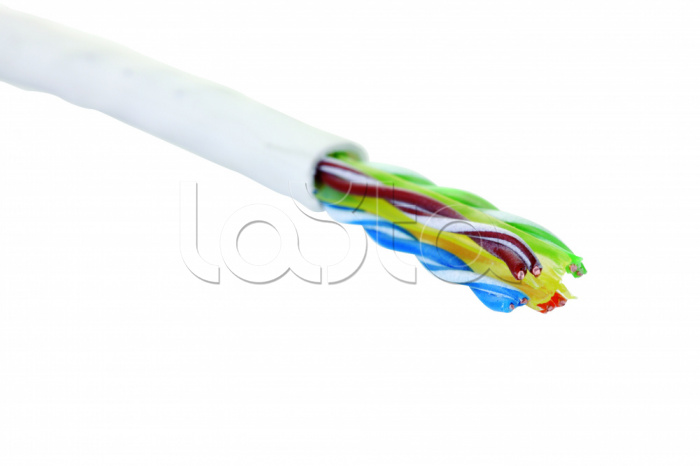 Кабель категории 6 U/UTP, 4 пары, с сепаратором, коробка 305 м Eurolan (19C-U6-02WT-B305)