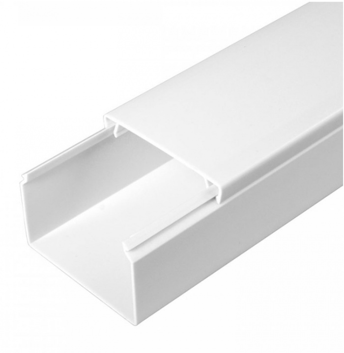 Кабель-канал белый 2-й замок в п/э 60х40 (18 м/уп) Промрукав (PR03.0055)