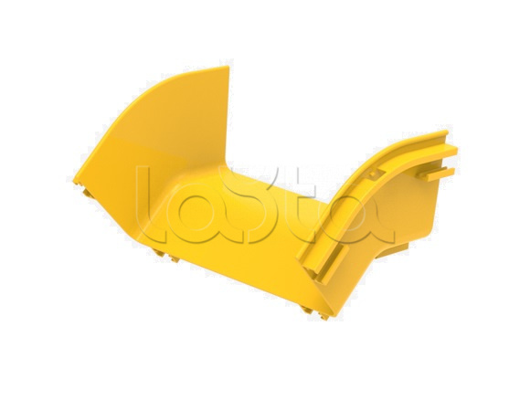 Угол 45° внешний (вниз) для оптического лотка Hyperline FBTR-120-ERS45