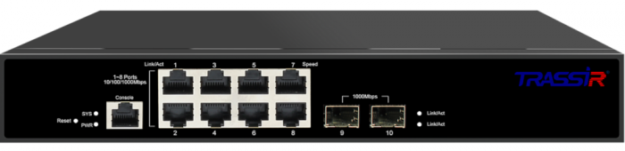 Управляемый коммутатор DSSL TRASSIR TR-NS24102S-120-8PoE