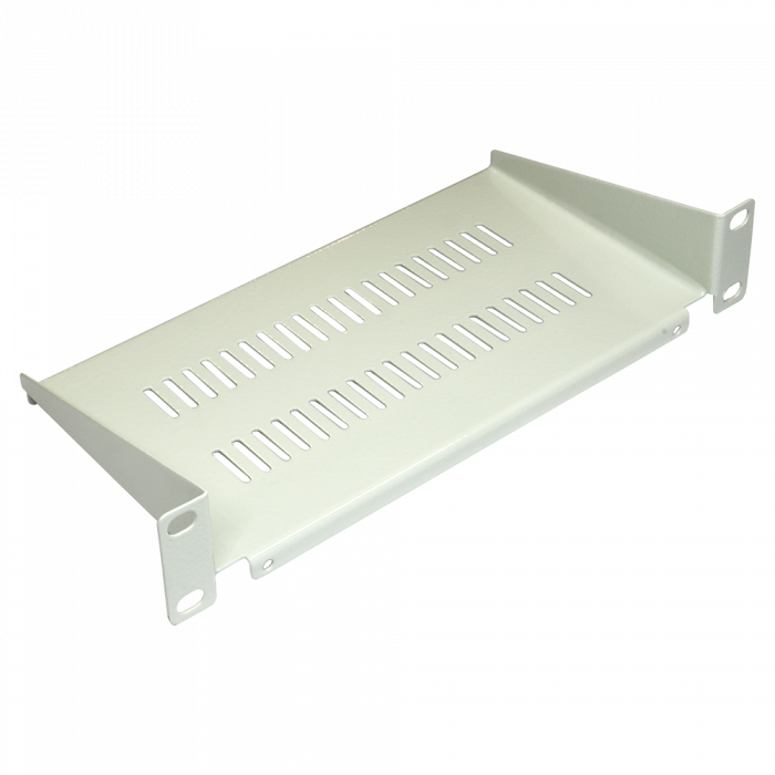Полка фронтальная для шкафа 10&quot;, 1U, глубиной 120 мм, серая TWT (TWT-CBW10-SF120-1U-GY)
