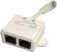 Y-адаптер 1 телефонный и 1 компьютерный порт TWT TWT-Y-E2-U2