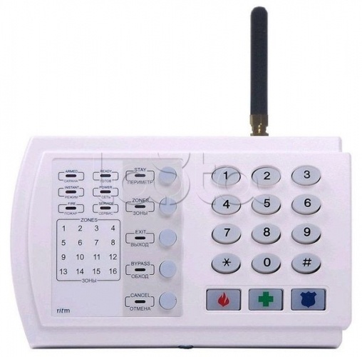 Охранно-пожарная панель Ritm Контакт GSM-9 с внешней антенной (версия 2)