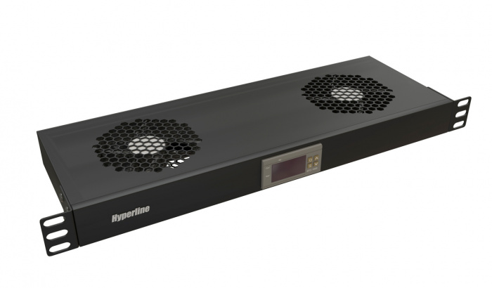 Модуль вентиляторный Hyperline TRFA-WB-MICR-2F-RAL9004