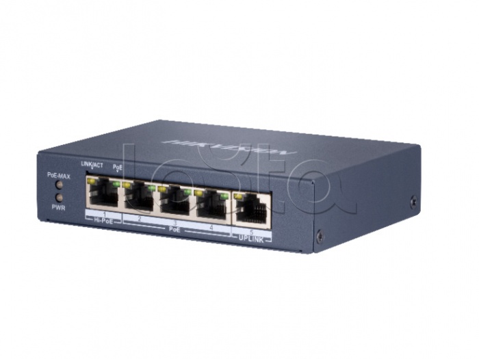 Коммутатор PoE Hikvision DS-3E0505HP-E