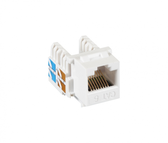 Модуль-вставка типа Keystone NETLAN EC-UKJ-UE2-WT-10