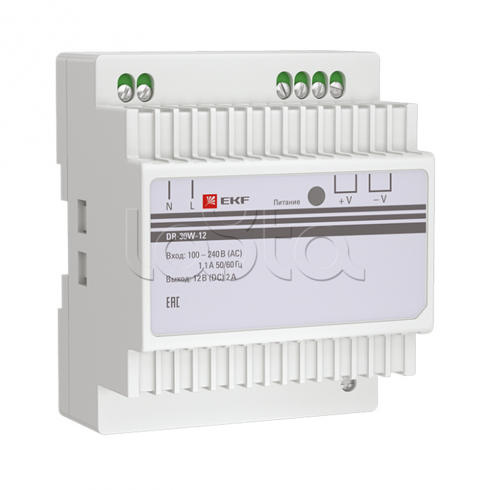 Блок питания 12В DR-30W-12 EKF PROxima dr-30w-12