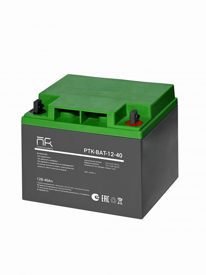 АКБ 12 - 40 ПожТехКабель (PTK-BAT-12-40)
