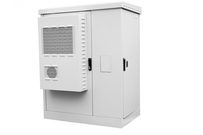 Шкаф напольный 18U (Ш1000 × Г600), уличный всепогодный (комплектация ТК-IP54)