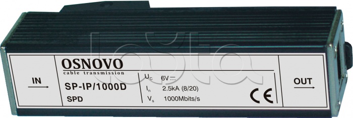 Устройство грозозащиты для локальной вычислительной сети OSNOVO SP-IP/1000D