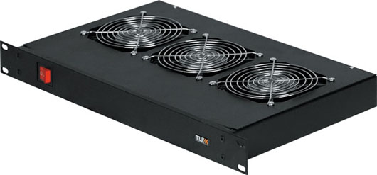 Панель вентиляционная с 3 вентиляторами TLK TLK-VP3/BK