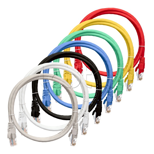 Шнур коммутационный 2хRJ45/8P8C U/UTP кат.5е (NMC-PC4UD55B-030-GY) NIKOMAX (3 м)