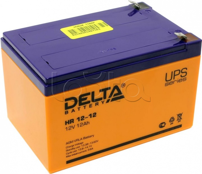 Аккумулятор свинцово-кислотный Delta HR 12-12