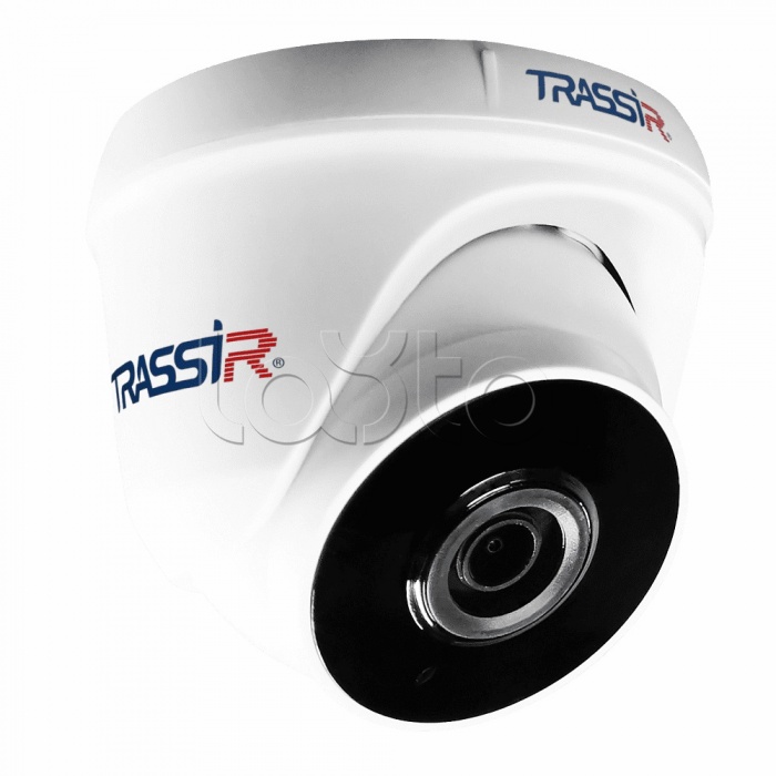 IP-камера видеонаблюдения купольная TRASSIR TR-D8121IR2W v2 (2.8 мм)